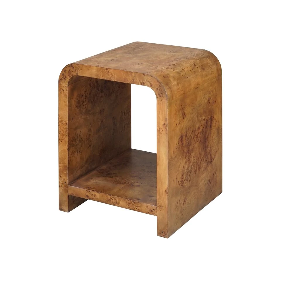 Worlds Away New Arrivals Putnam Dark Burl Wood Side Table 4 Worlds Away New Arrivals Putnam Dark Burl Wood Side Table