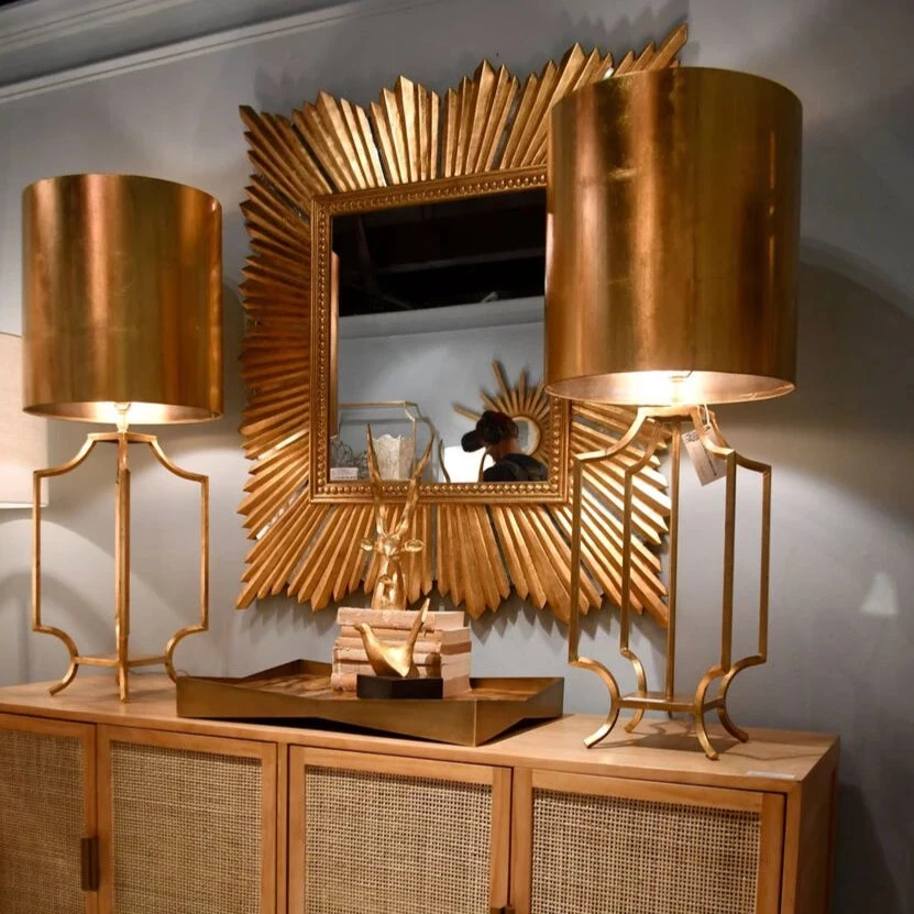 Worlds Away Raymond Gold Leaf Mirror New Arrivals 4 Worlds Away Raymond Gold Leaf Mirror New Arrivals