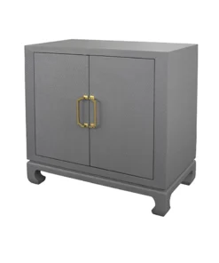 Worlds Away Renwick Chest Grey New Arrivals