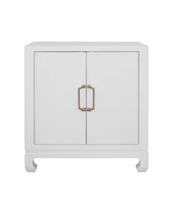 Worlds Away Renwick Chest White