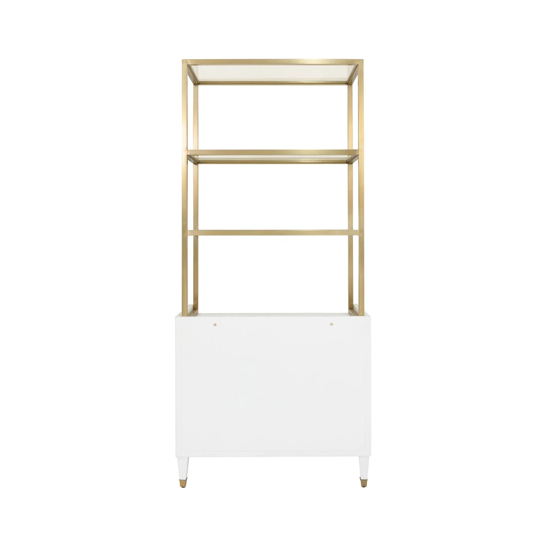 Worlds Away Rivaa Etagere White 3 Worlds Away Rivaa Etagere White