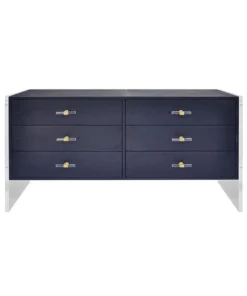 Worlds Away Rutherford Chest Navy Faux Shagreen New Arrivals 8 Worlds Away Rutherford Chest Navy Faux Shagreen New Arrivals