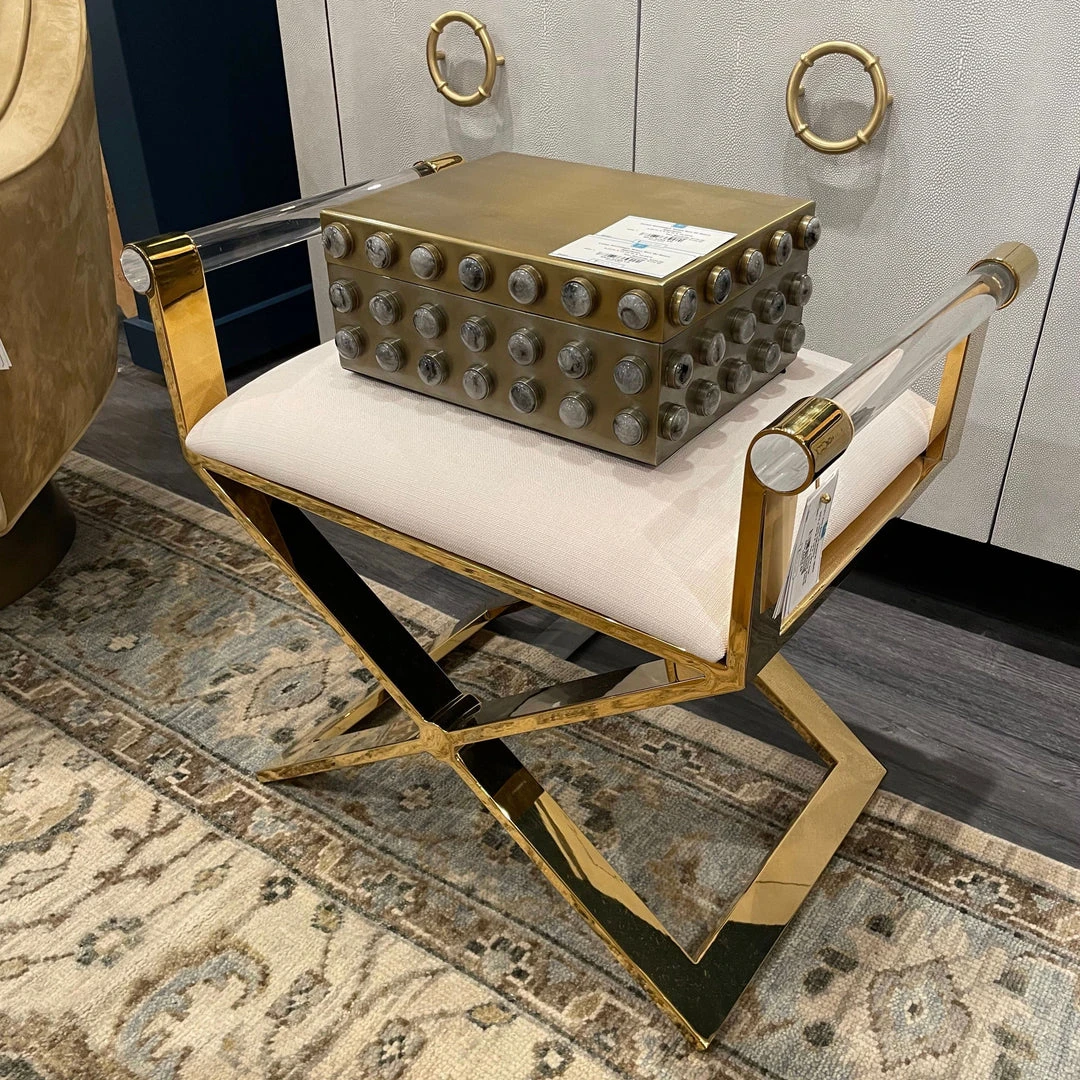 Worlds Away Sable Stool Brass New Arrivals 2 Worlds Away Sable Stool Brass New Arrivals