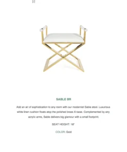 Worlds Away Sable Stool Brass New Arrivals 13 Worlds Away Sable Stool Brass New Arrivals