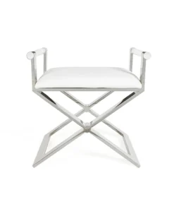 Worlds Away Sable Stool Nickel 7 Worlds Away Sable Stool Nickel