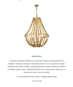 Worlds Away Serafina Chandelier Gold Leaf New Arrivals 7 Worlds Away Serafina Chandelier Gold Leaf New Arrivals