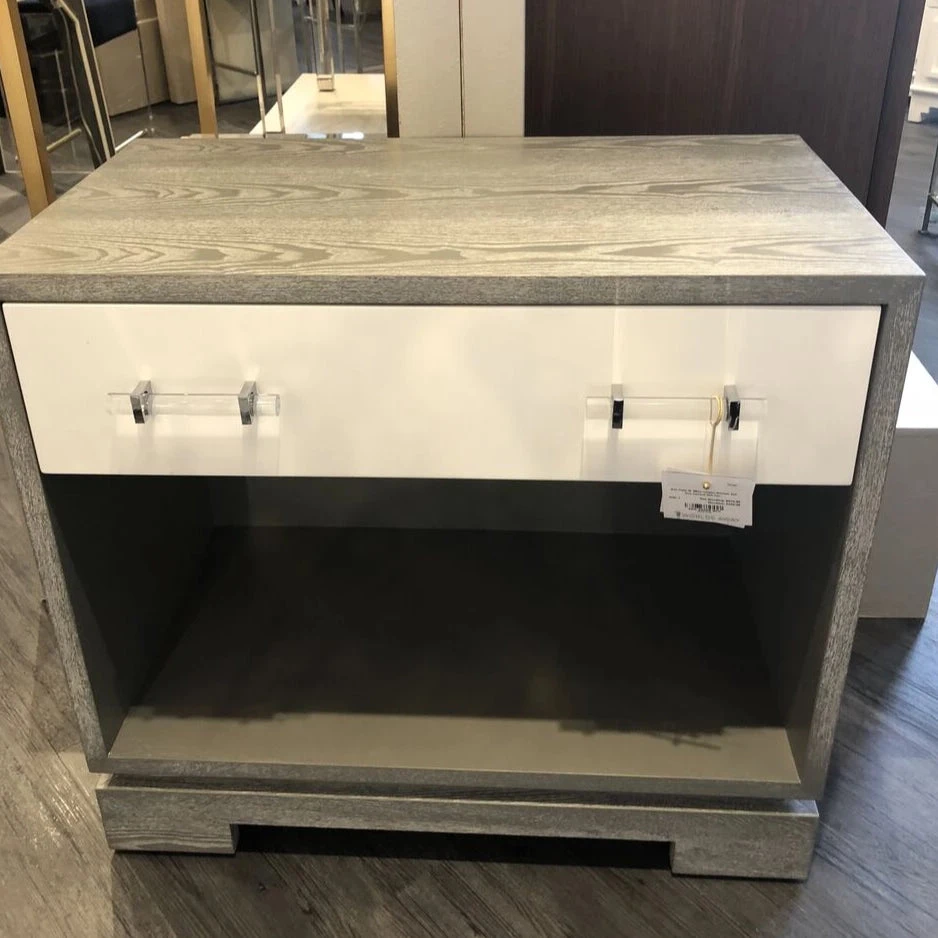 Worlds Away New Arrivals Shane Side Table Grey Cerused Oak 2 Worlds Away New Arrivals Shane Side Table Grey Cerused Oak