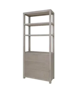 Worlds Away New Arrivals Silas Etagere Grey