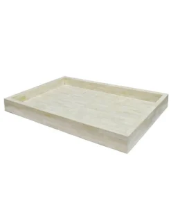 Worlds Away New Arrivals Simon Tray Natural Bone