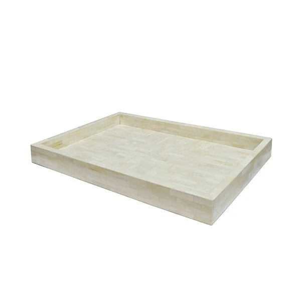 Worlds Away New Arrivals Simon Tray Natural Bone 1 Worlds Away New Arrivals Simon Tray Natural Bone