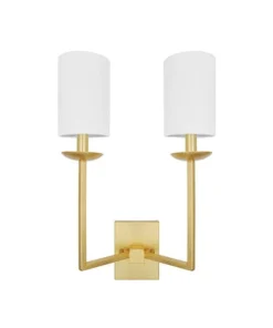 Worlds Away New Arrivals Stanley Sconce Gold Leaf