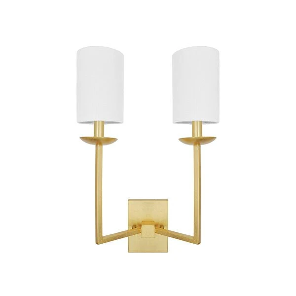 Worlds Away New Arrivals Stanley Sconce Gold Leaf 1 Worlds Away New Arrivals Stanley Sconce Gold Leaf