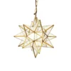 Worlds Away New Arrivals Star Pendant Brass
