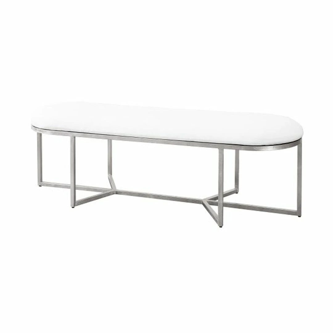 Worlds Away New Arrivals Tamia Bench Silver Leaf 1 Worlds Away New Arrivals Tamia Bench Silver Leaf