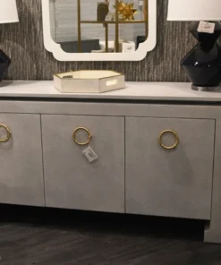 Worlds Away New Arrivals Tilley Buffet Grey