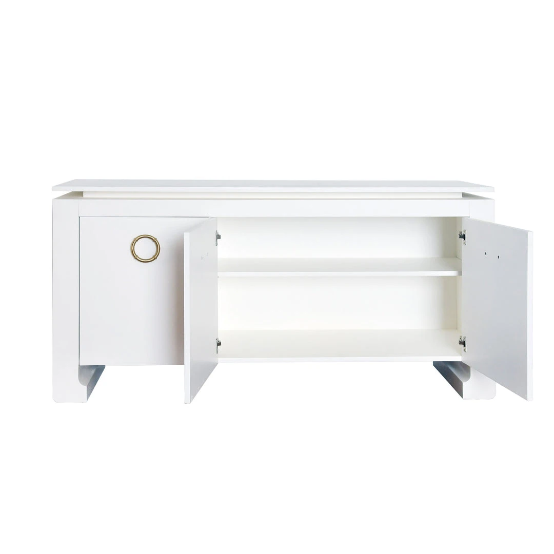 Worlds Away Tilley Buffet White 7 Worlds Away Tilley Buffet White