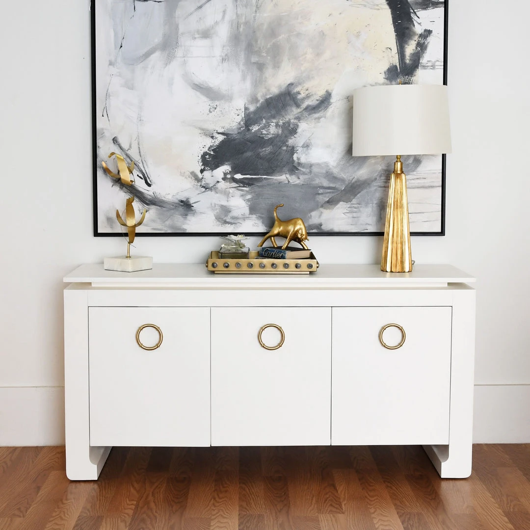 Worlds Away Tilley Buffet White 3 Worlds Away Tilley Buffet White