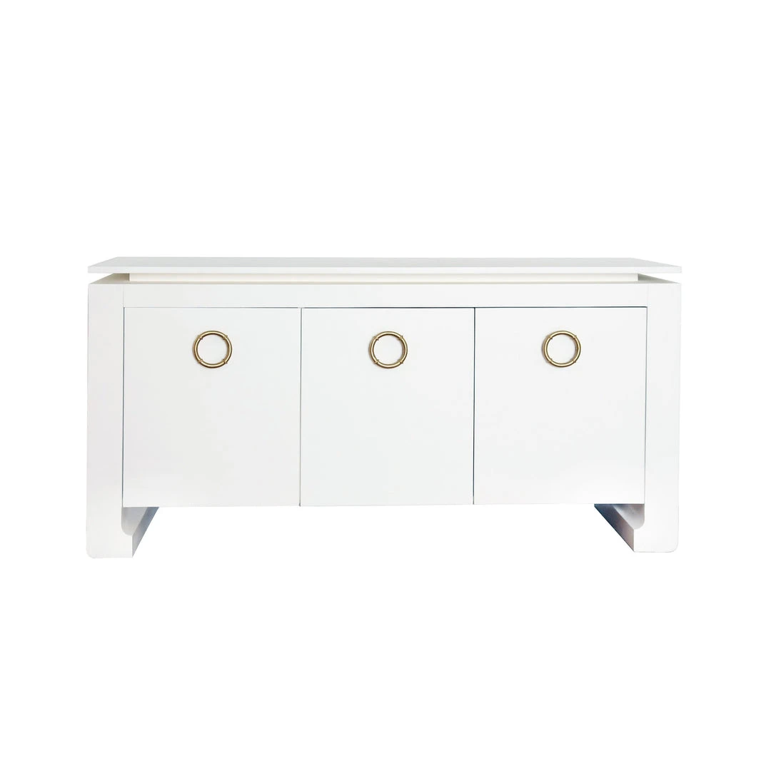 Worlds Away Tilley Buffet White 4 Worlds Away Tilley Buffet White