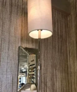 Worlds Away New Arrivals Virginia Wall Sconce Nickel 8 Worlds Away New Arrivals Virginia Wall Sconce Nickel