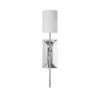 Worlds Away New Arrivals Virginia Wall Sconce Nickel