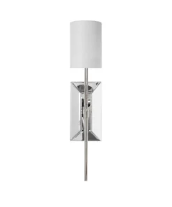 Worlds Away New Arrivals Virginia Wall Sconce Nickel