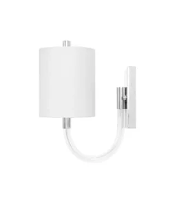 Worlds Away Walton Wall Sconce Nickel New Arrivals