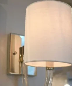 Worlds Away Walton Wall Sconce Nickel New Arrivals