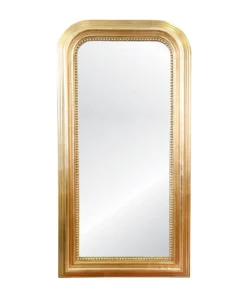 Worlds Away New Arrivals Waverly Floor Mirror Gold Leaf