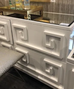 Worlds Away Werstler Dresser White Lacquer New Arrivals