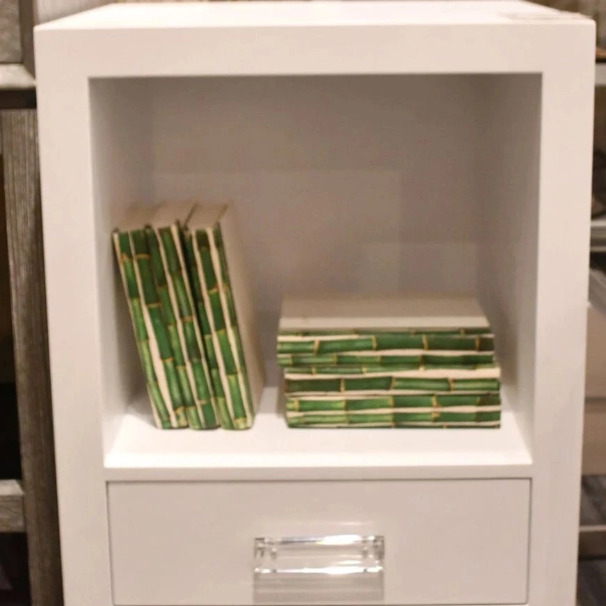 Worlds Away Winnie Side Table White Lacquer 2 Worlds Away Winnie Side Table White Lacquer