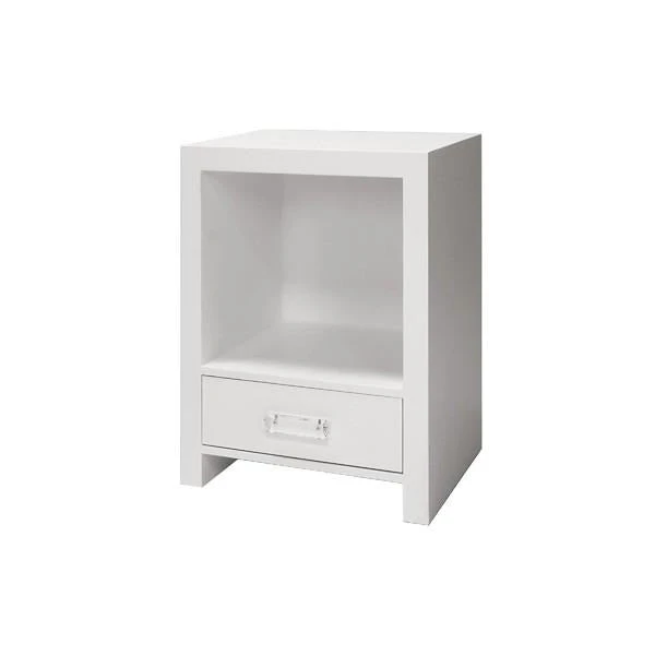 Worlds Away Winnie Side Table White Lacquer 1 Worlds Away Winnie Side Table White Lacquer