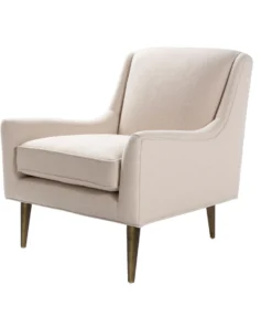 Worlds Away Wrenn Chair Natural And Bronze