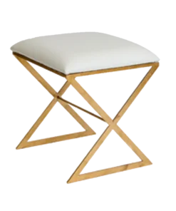 Worlds Away X Side Table Gold And White New Arrivals