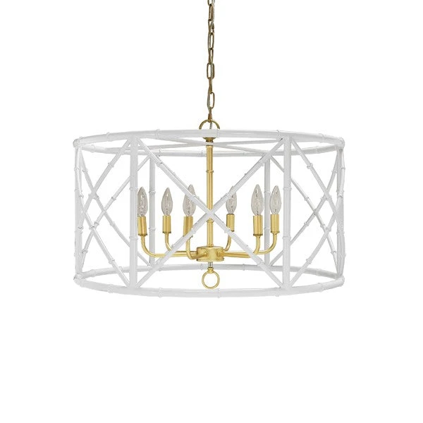Worlds Away New Arrivals Zia Chandelier White 1 Worlds Away New Arrivals Zia Chandelier White
