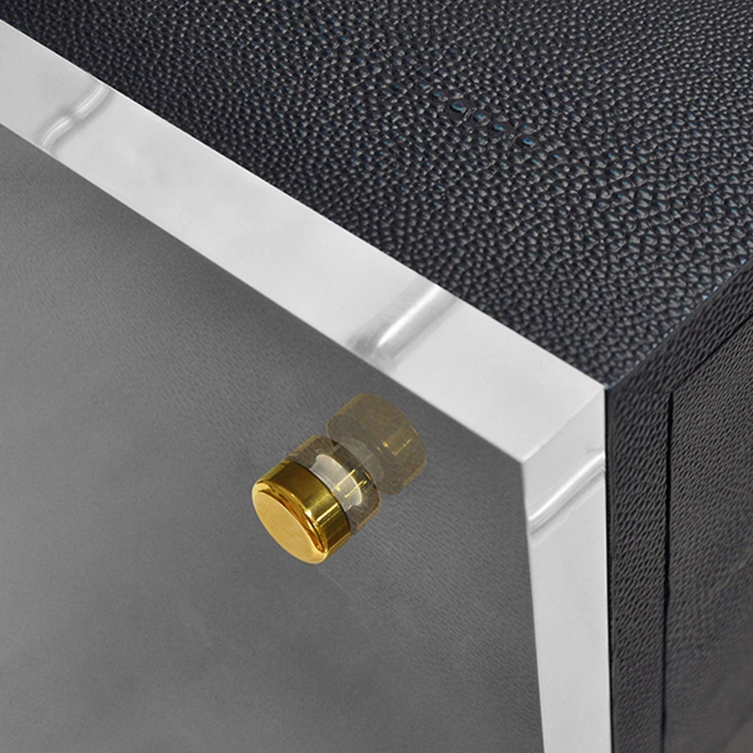 Worlds Away Rutherford Chest Navy Faux Shagreen New Arrivals 5 Worlds Away Rutherford Chest Navy Faux Shagreen New Arrivals