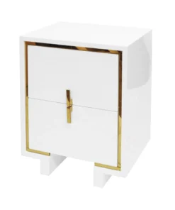 Worlds Away Bruna Side Table Brass New Arrivals