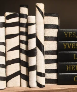 E Lawrence Zebra Hide Book Set Of Six New Arrivals